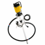 Lutz Drum Pump Set 0205-202-1 – B55T-5 Electric Motor (115V) with 47″ MSL-PVDF41 HC Tube for Chemical Transfer from Deep Drums