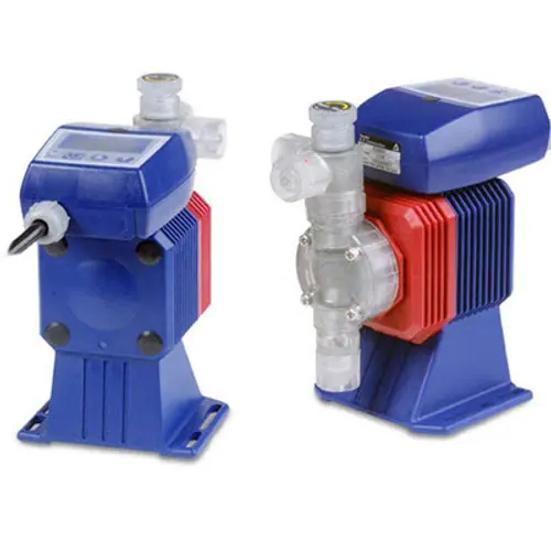 ezb11d1 Walchem EZB11D1-VCA – EZ Series Metering Pump, 0.5 GPH (30 mL/min), 150 PSI, PVC Head / FKM Seals, Auto Degassing Valve, 115VAC - Image 1
