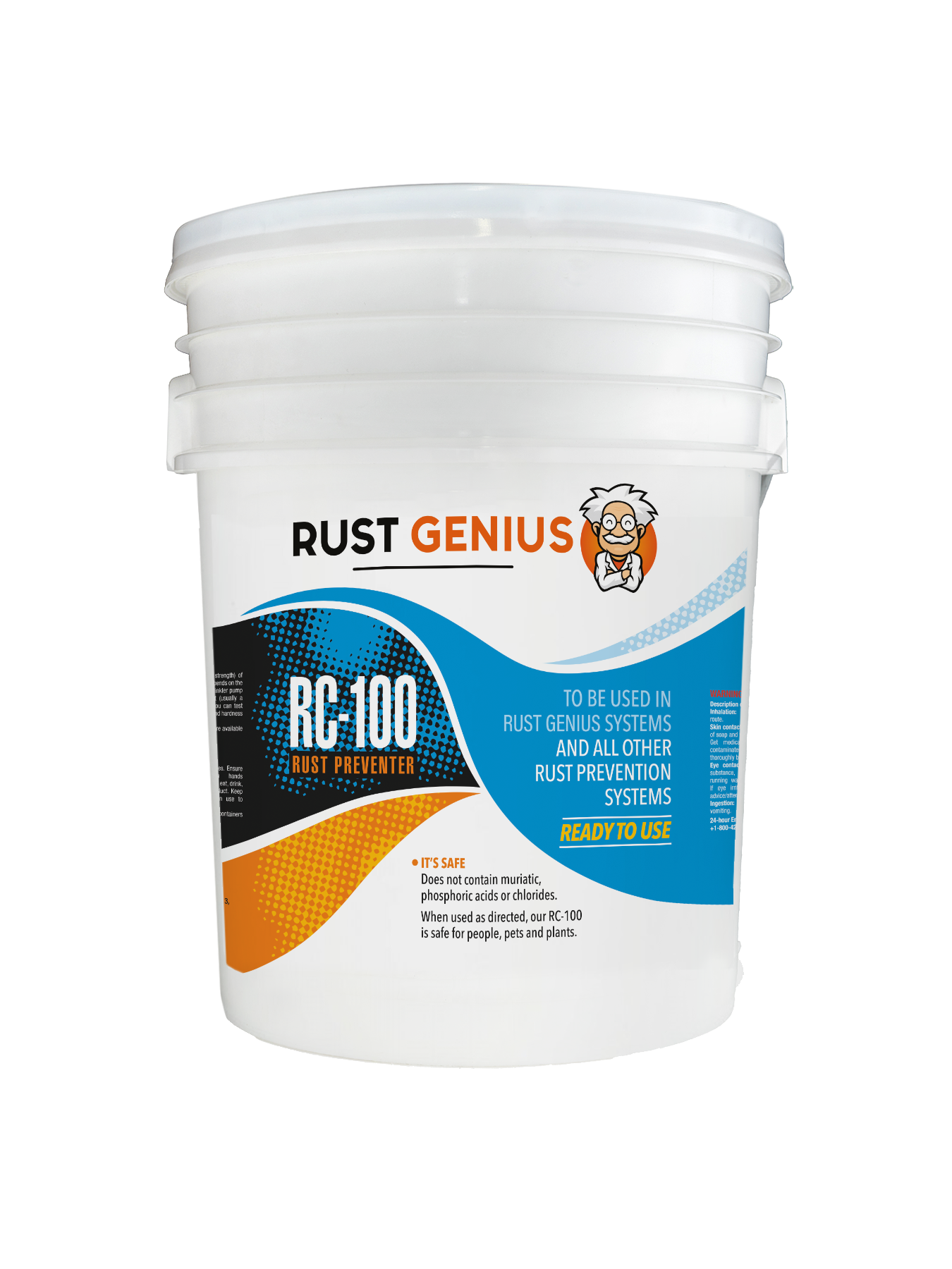 RC-100_5 GALLON RC-100 – 5 Gallon – Irrigation Rust Stain Preventer - Image 1